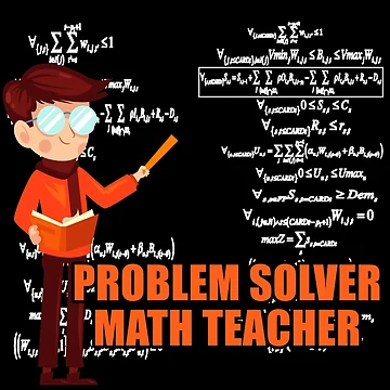Artwork thumbnail, Problem Solver Math Teacher by NuarzDesign