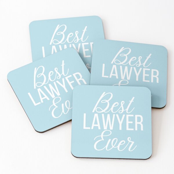 Item preview, Best lawyer ever - funny lawyer gift (white/grey) designed and sold by PickaSticka.