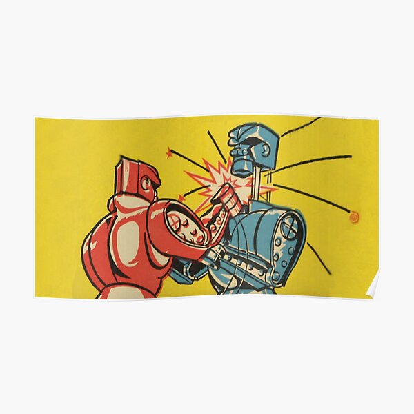 rock em sock em robots drawing