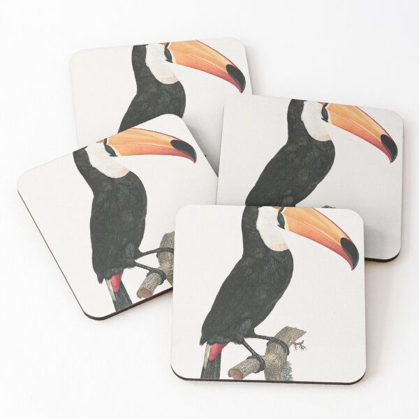 Item preview, Toco toucan from Histoire Naturelle des Oiseaux de Paradis et Des Rolliers (1806) by Jacques Barraband (1767-1809). designed and sold by LenaShines.