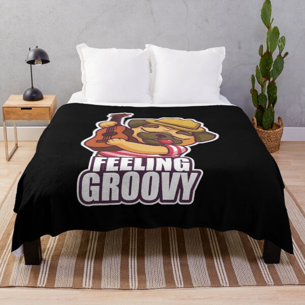 Item preview, Feeling Groovy Funny Puq Dog Saying With Beautiful Typography Retro designed and sold by Waleedabbasltd.