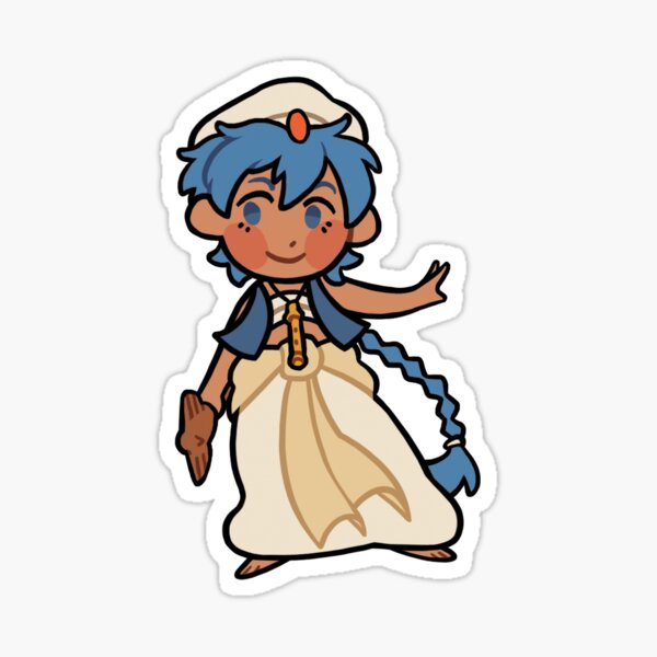 Magi The Labyrinth Of Magic Stickers for Sale