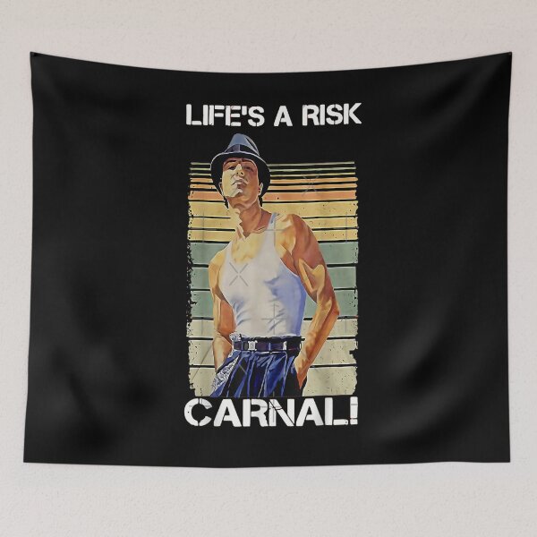 Item preview, Lifes A Risk-Carnal Vintage Blood In Blood Out Inspired designed and sold by marymc curdy ⭐⭐⭐⭐⭐.