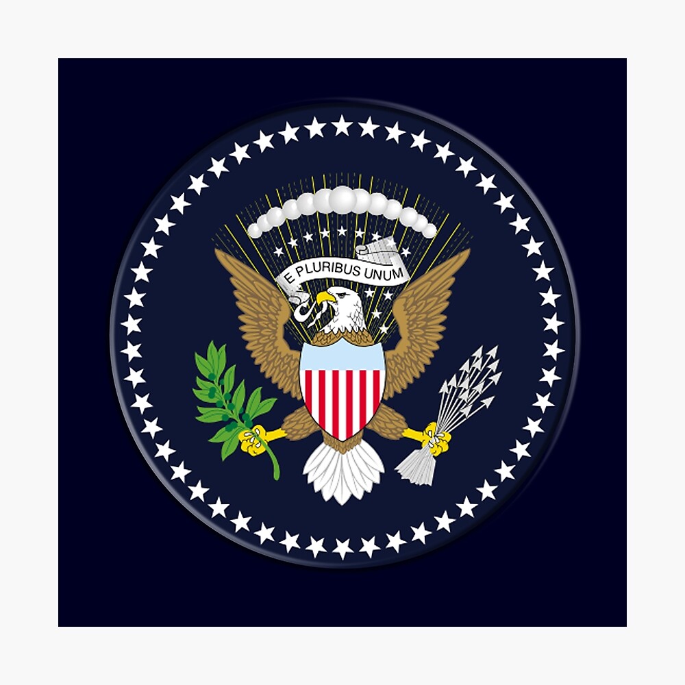 Amerikanisch Seal Adler Rundschreiben Patriot Krieg Flagge Amerika Weisskopfseeadler Usa Raubvogel Poster Von Tomsredbubble Redbubble