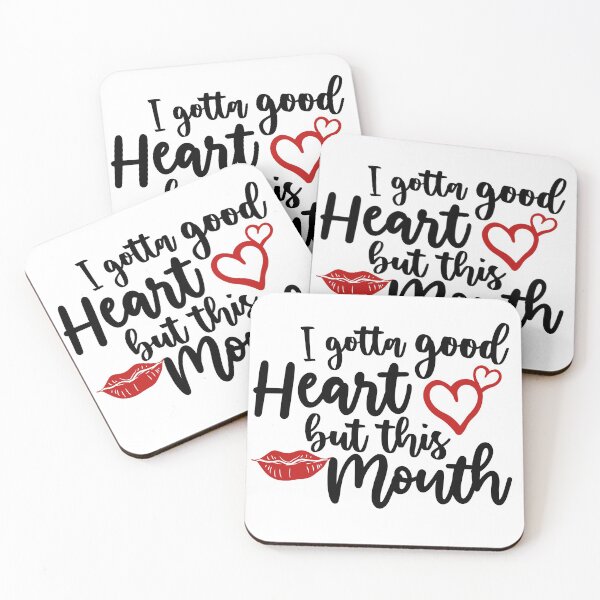 Item preview, I Gotta Good Heart But This Mouth designed and sold by miraipa.