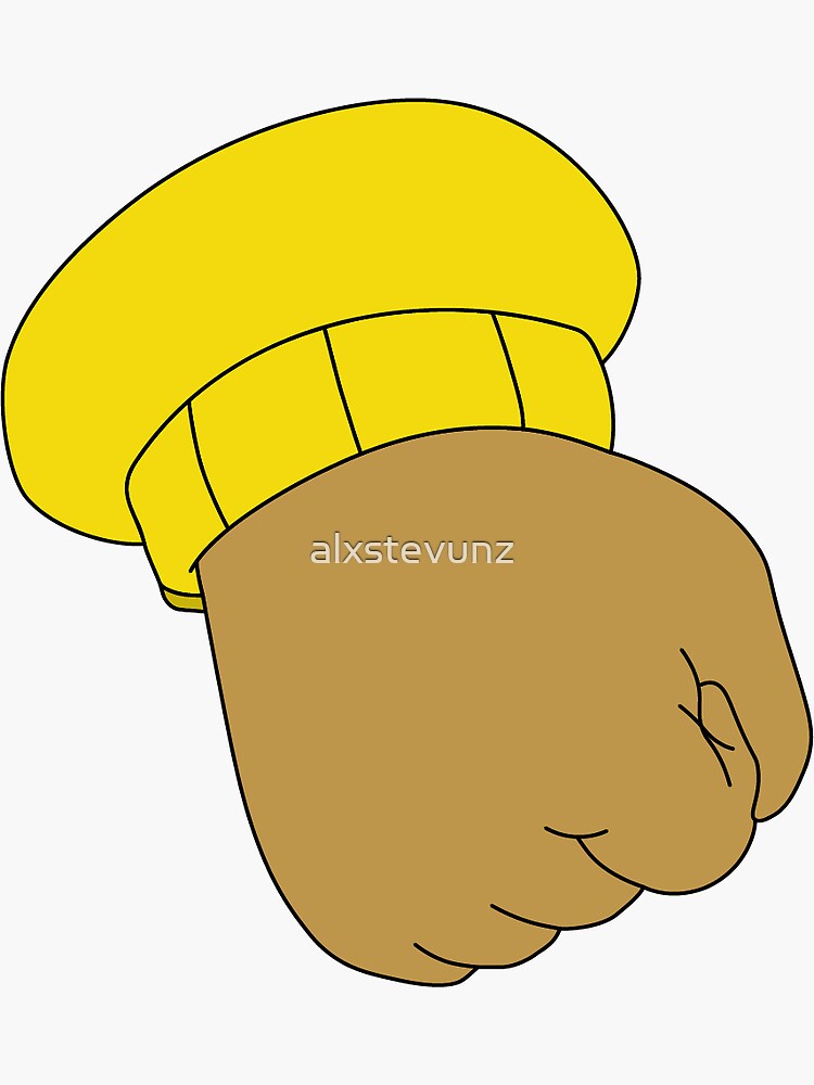 Arthur Fist Meme Sticker