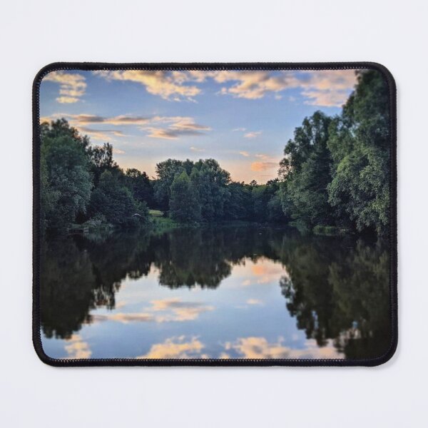 Item preview, Countryside Tree Surround Reflected in River designed and sold by WearWolfDesigns.