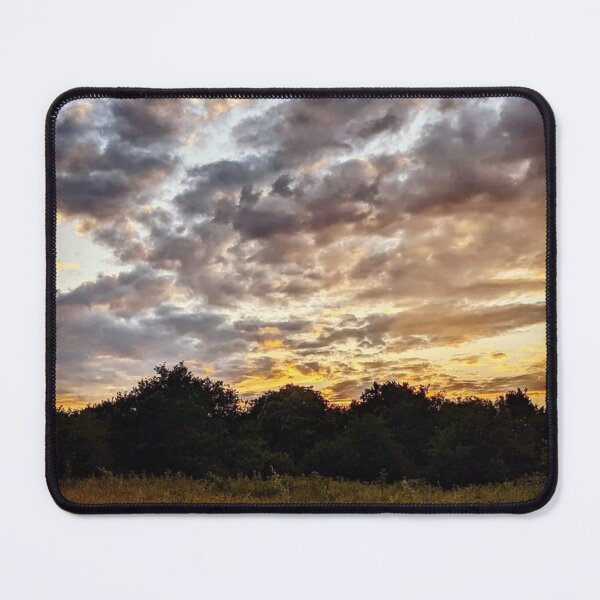 Item preview, Countryside Field with a Golden Sunset Backdrop designed and sold by WearWolfDesigns.