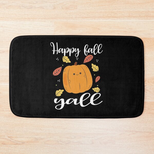 Item preview, Happy Fall Yall 2021, Gift for first day of fall, Autumn Leaves Pumpkin Illustration designed and sold by AMINE  ★★★★★.