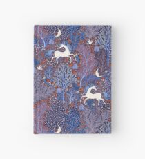 Cuaderno de tapa dura Unicornios mágicos a la medianoche - Einhörner im Mitternachtswald