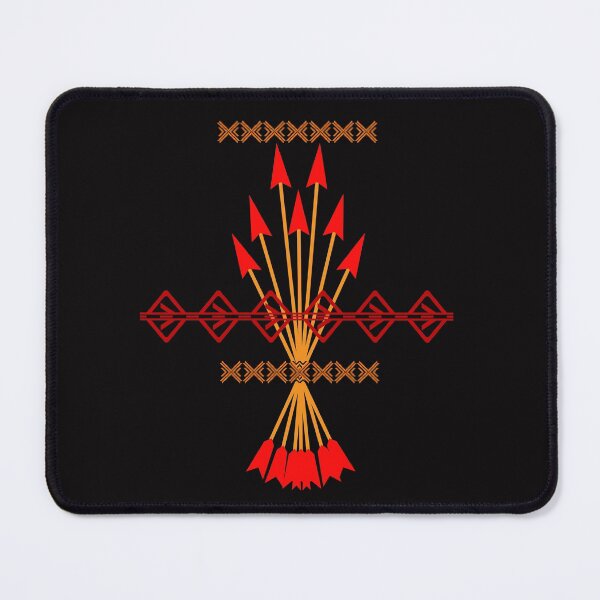 Item preview, Colorful Native American Spear Motif Graphic Design designed and sold by EarthArtDesigns.