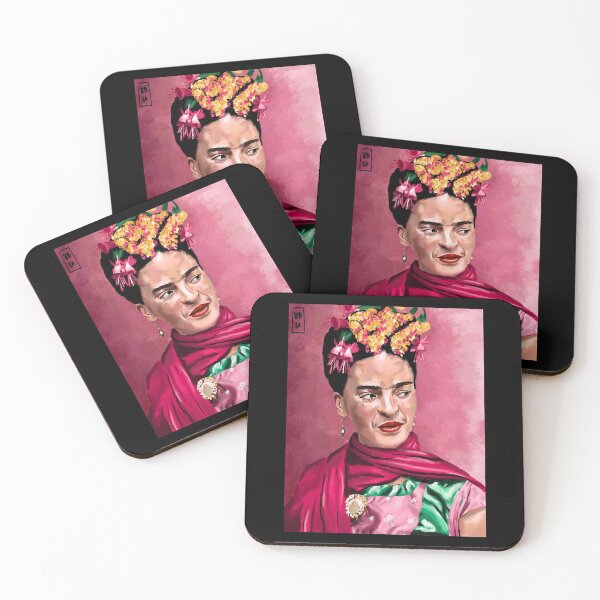 Item preview, Kahlo pink poster designed and sold by StaleyPatricia.