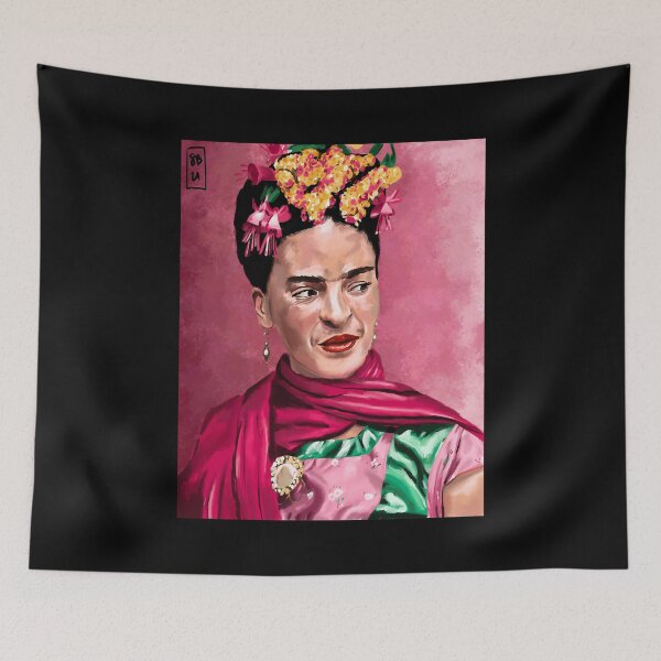 Item preview, Kahlo pink poster designed and sold by StaleyPatricia.