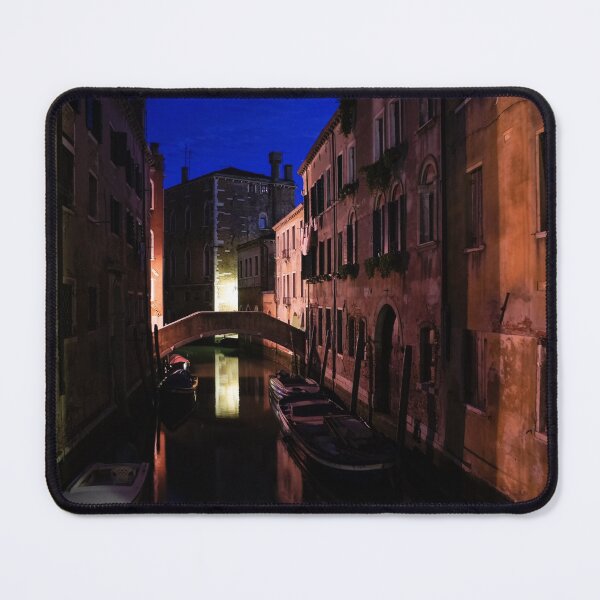 Item preview, Venice, Italy - Nightscape on a Small Canal designed and sold by Georgia Mizuleva.