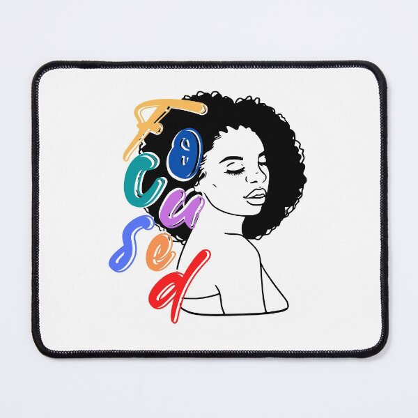 Item preview, Focused, Focused Afro Woman, Afro Woman Black Queen Focused designed and sold by miraipa.