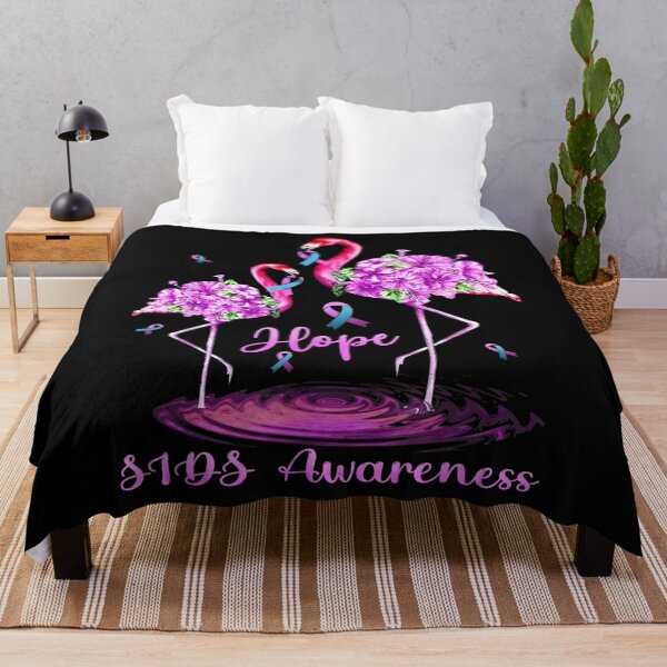 Item preview, Flamingo SIDS Awareness  designed and sold by GerdaShop.
