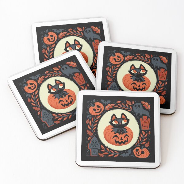 Item preview, Cute Halloween Black Cat designed and sold by aurora-boudoir.