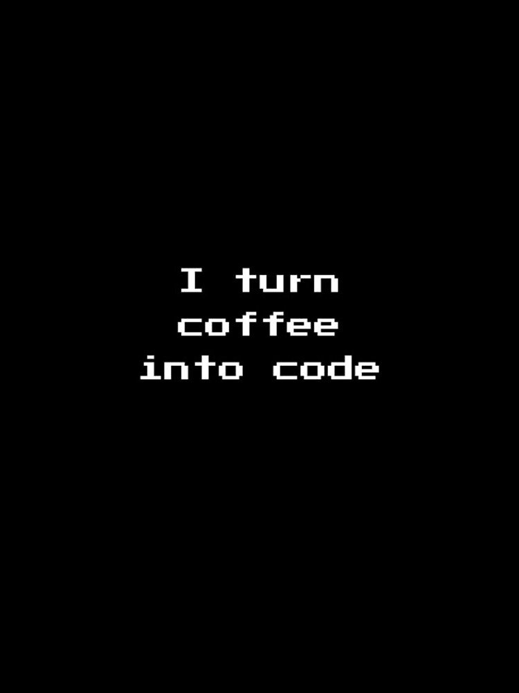 Thumbnail 4 of 4, iPhone Case, I Turn Coffee Into Code designed and sold by DesignFactoryD.