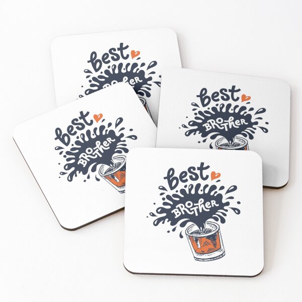 Item preview, Best Brother With A Splash Of Whiskey designed and sold by FoxLand.