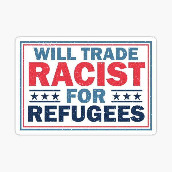 Artikel-Vorschau von Will Rassisten gegen Flüchtlinge tauschen (Grunge-Textur), designt und verkauft von Unohana.