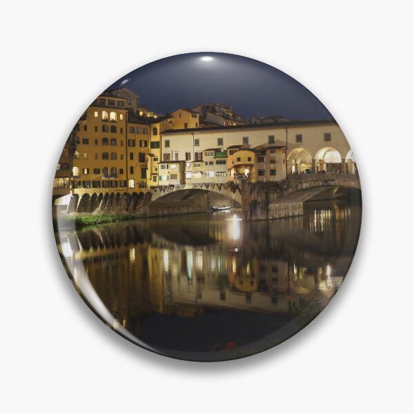 Item preview, Florence, Italy Night Magic - A Glamorous Evening at Ponte Vecchio  designed and sold by Georgia Mizuleva.