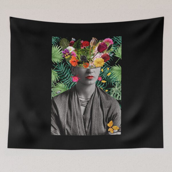 Item preview, Kahlo flowers designed and sold by StaleyPatricia.