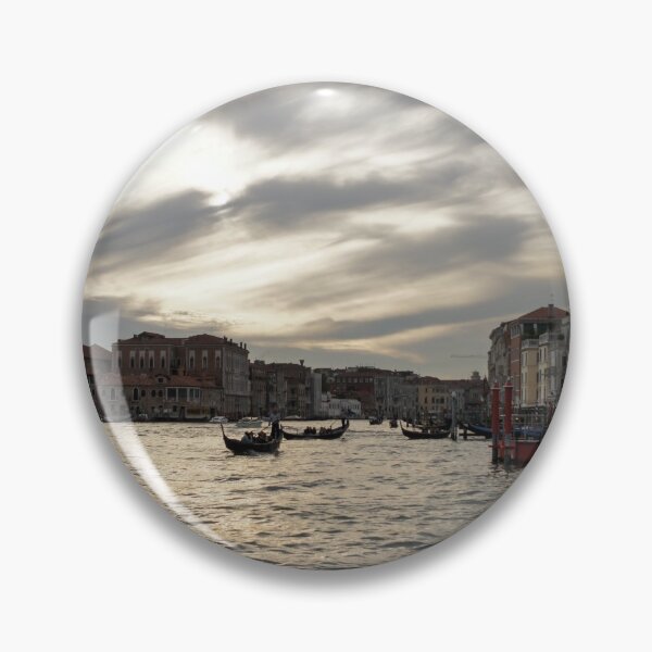 Item preview, Venice, Italy - Pearly Skies on Canalazzo the Grand Canal designed and sold by Georgia Mizuleva.