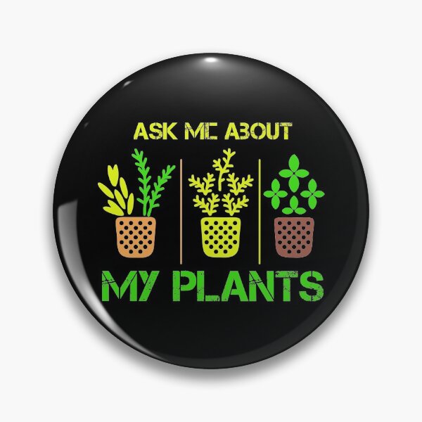 Item preview, Ask Me About My  Plants Lettering  Retro For Plant Lovers designed and sold by Waleedabbasltd.