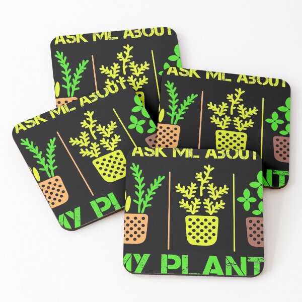 Item preview, Ask Me About My  Plants Lettering  Retro For Plant Lovers designed and sold by Waleedabbasltd.