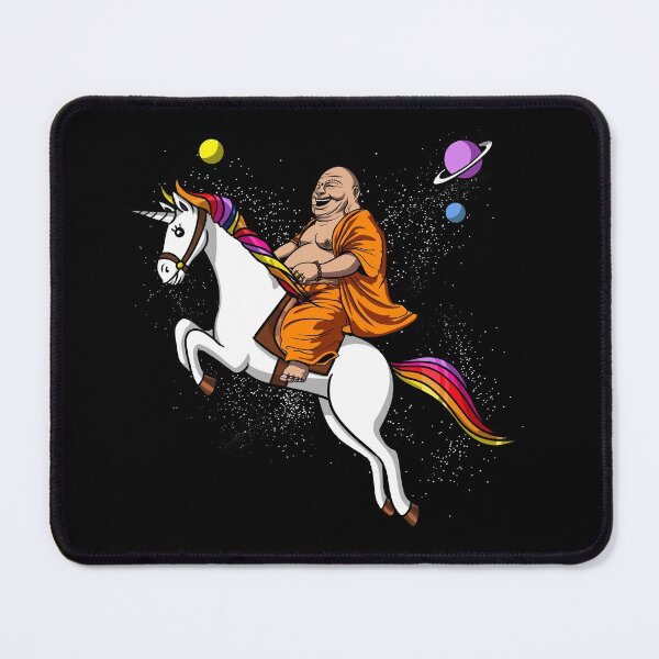 Item preview, Buddha Riding Space Unicorn designed and sold by underheaven.
