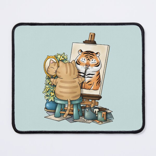 Item preview, Cat Self Portrait as Tiger designed and sold by Takeda-art.