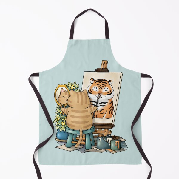 Item preview, Cat Self Portrait as Tiger designed and sold by Takeda-art.
