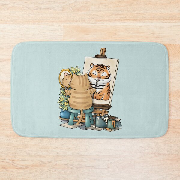 Item preview, Cat Self Portrait as Tiger designed and sold by Takeda-art.