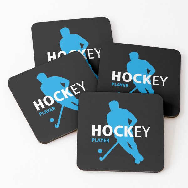 Item preview, Hockey player cyan designed and sold by hookfreaks.