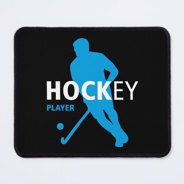 Item preview, Hockey player cyan designed and sold by hookfreaks.