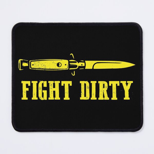 Item preview, Yellow Fight Dirty Switchblade designed and sold by SpreadForSatan.