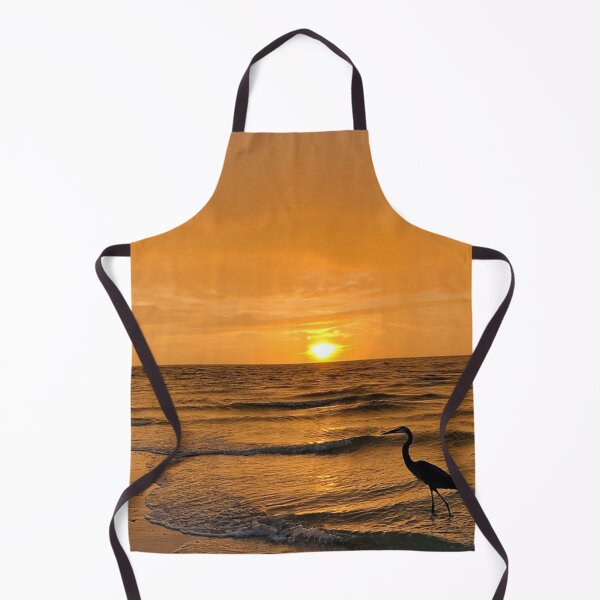 Item preview, Grey Heron on the beach at sunset designed and sold by Lexipooh76.