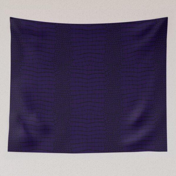Item preview, Crocodile Pattern - Violet Black designed and sold by kernowerno.