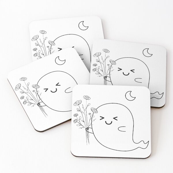 Item preview, Floral Halloween, Cute Ghost, Cute Halloween Ghost designed and sold by miraipa.