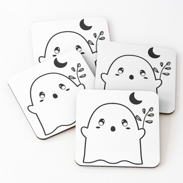 Item preview, Floral Halloween, Cute Ghost, Cute Halloween Ghost designed and sold by miraipa.