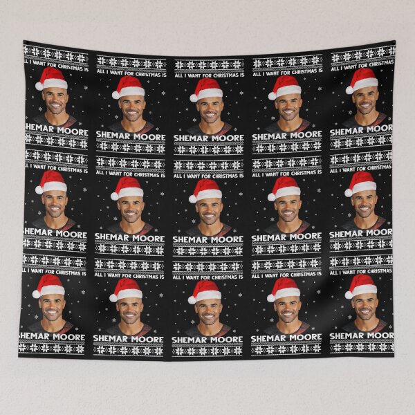 Item preview, All I Want For Christmas Is Shemar Moore shirt designed and sold by RorySauer.