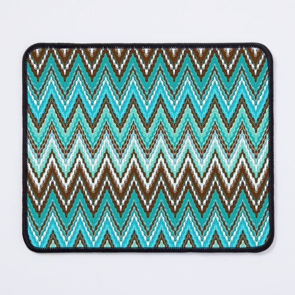 Item preview, Blue-ish Zig Zag abstract background pattern designed and sold by RinaGArt.