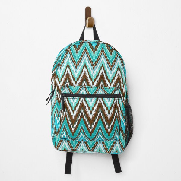 Item preview, Blue-ish Zig Zag abstract background pattern designed and sold by RinaGArt.