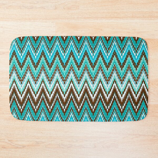 Item preview, Blue-ish Zig Zag abstract background pattern designed and sold by RinaGArt.