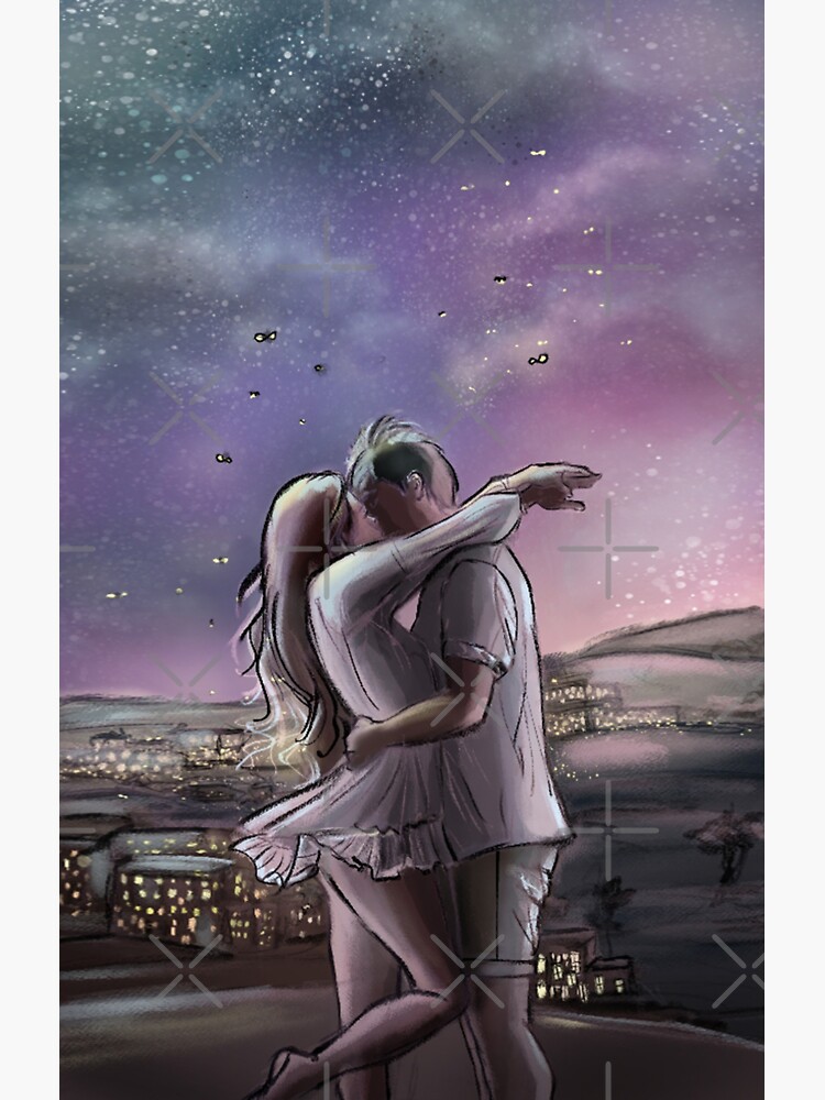 Thumbnail 3 of 3, Sticker, Love, Romantic Couple in Love designed and sold by JeanMalgreMoi.