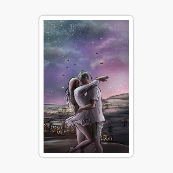 Love, Romantic Couple in Love Sticker
