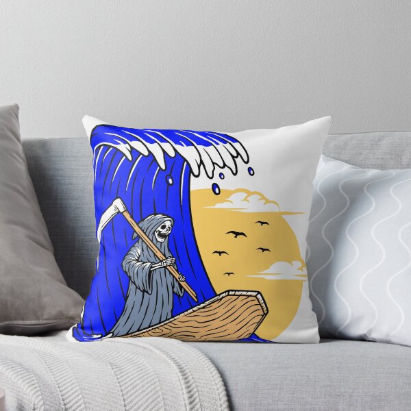 Item preview, Grim reaper surfing designed and sold by InvisibleMind.