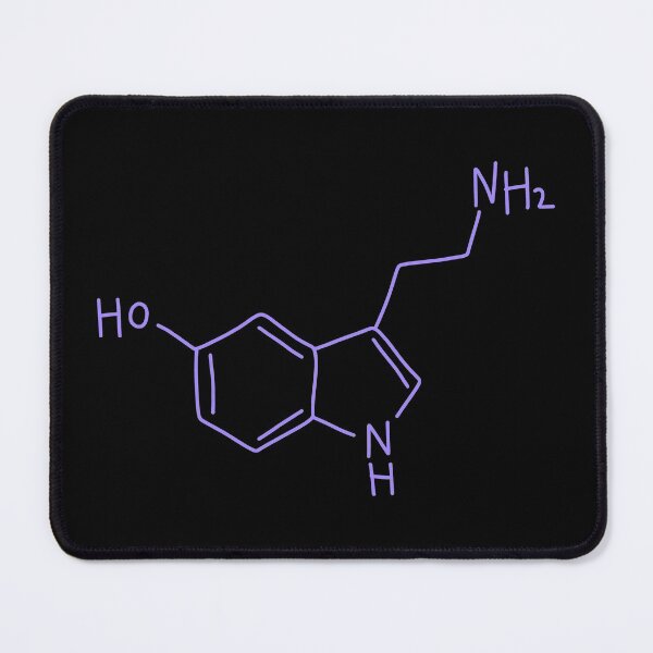 Item preview, Purple Serotonin Molecule Hand Drawn designed and sold by illhustration.