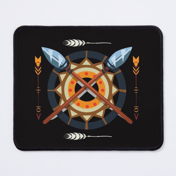 Item preview, Colorful Native American Motif With Circle Spears Graphic Design designed and sold by EarthArtDesigns.