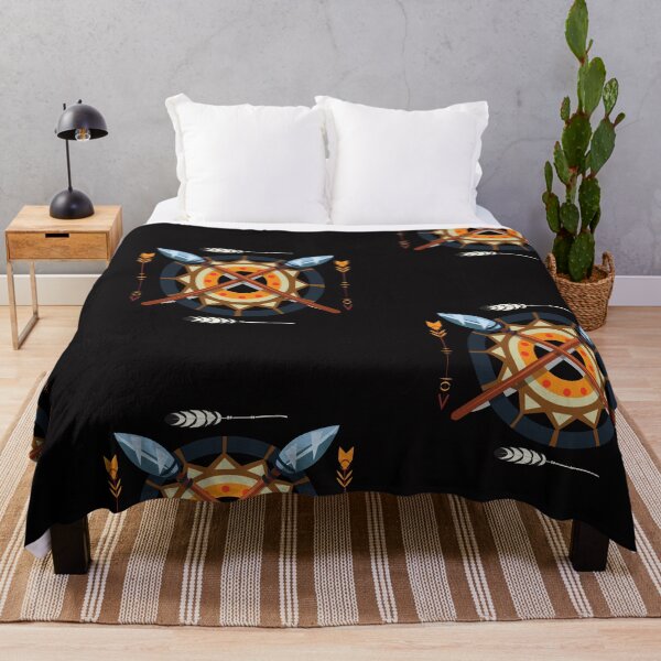 Item preview, Colorful Native American Motif With Circle Spears Graphic Design designed and sold by EarthArtDesigns.